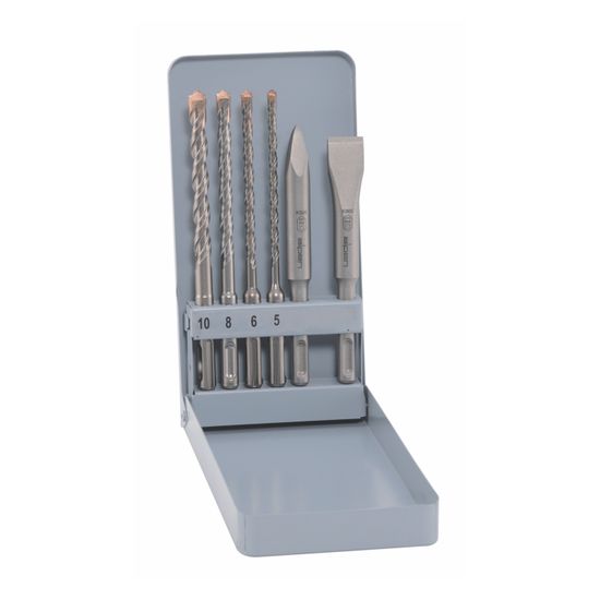 ALPEN Sds Plus Mixed Set Sds 5 6 8 10mm X 160-chisel-flat 20 X 140-point 140